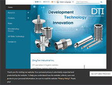 Tablet Screenshot of dtisanitary.com.tw